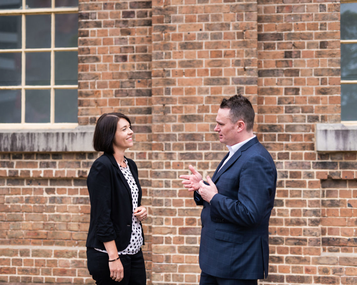 Georgia Harvey with Simon Rutten