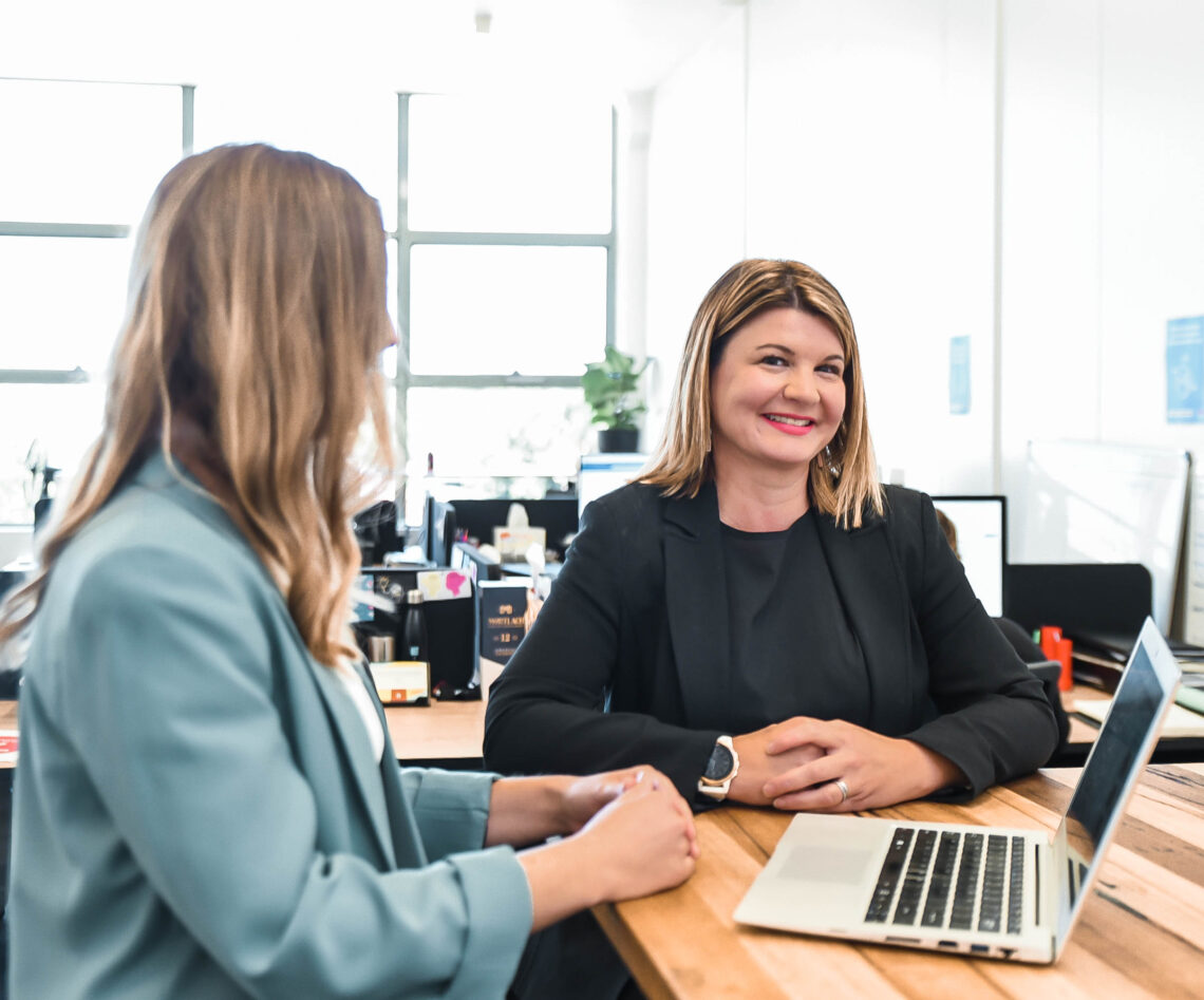 Melanie Silburn in the office