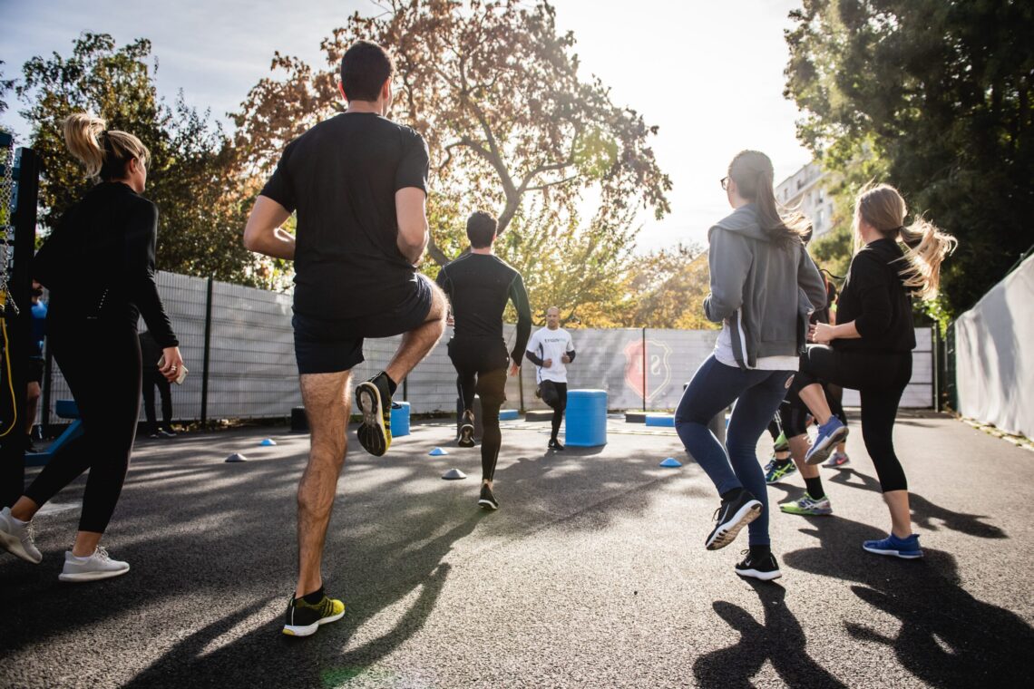 Workplace wellness initiatives include group exercise