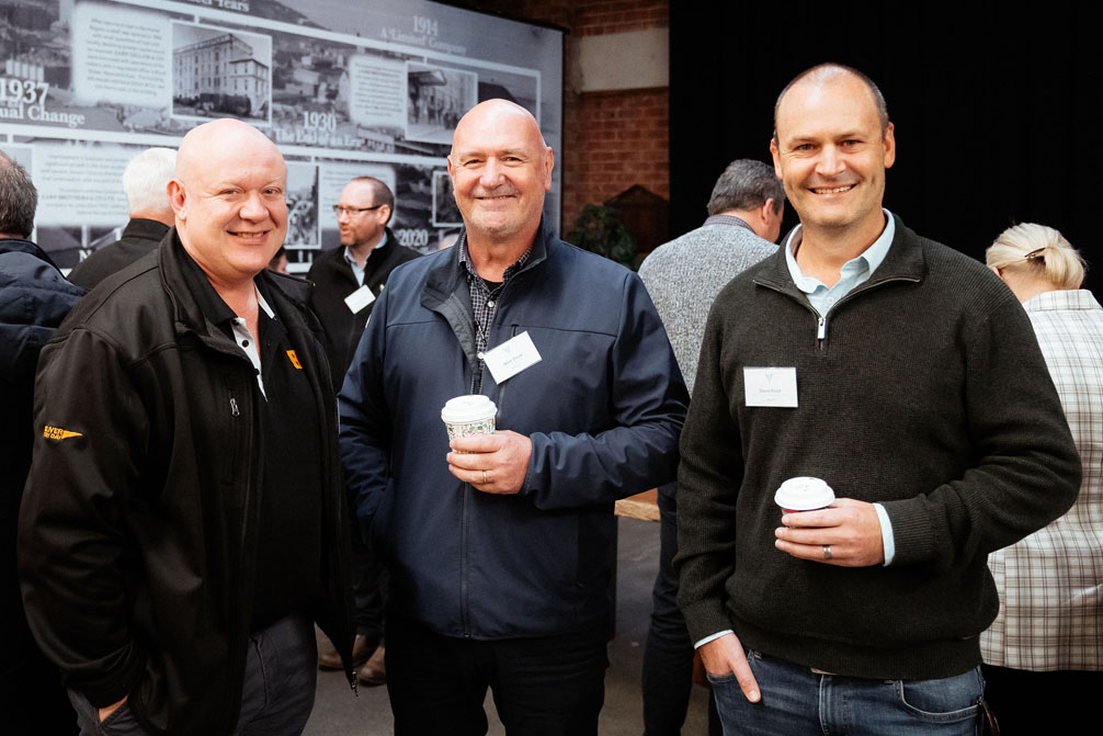 Brad Starrett, Mark Doyle and David Read