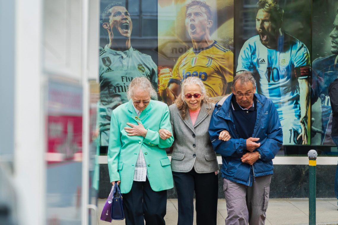 Friends discuss ageism at work