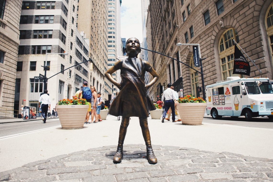 Statue in New York erected in recognition of the gender pay gap