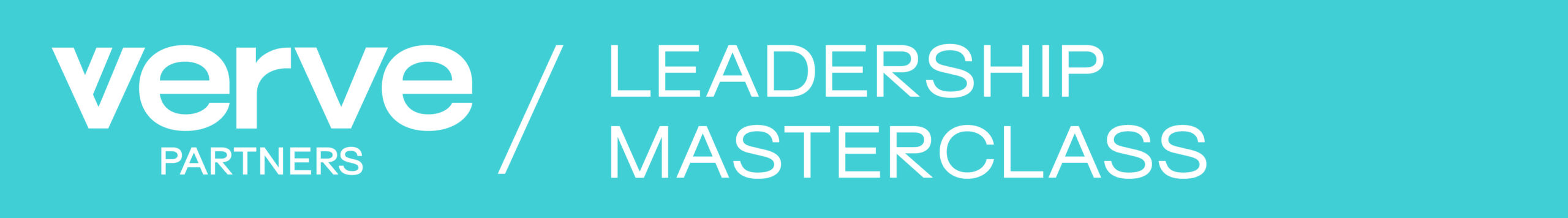 Verve Partners Leadership Masterclass