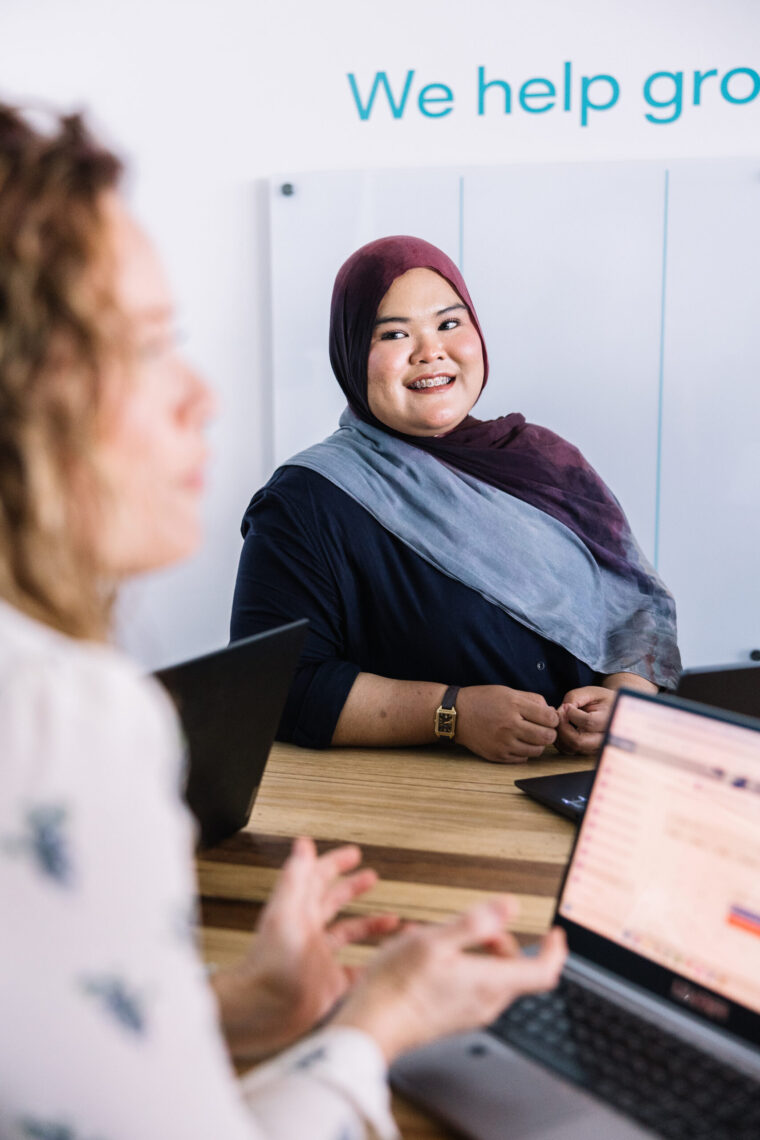 Verve Partners HR consultant in a meeting